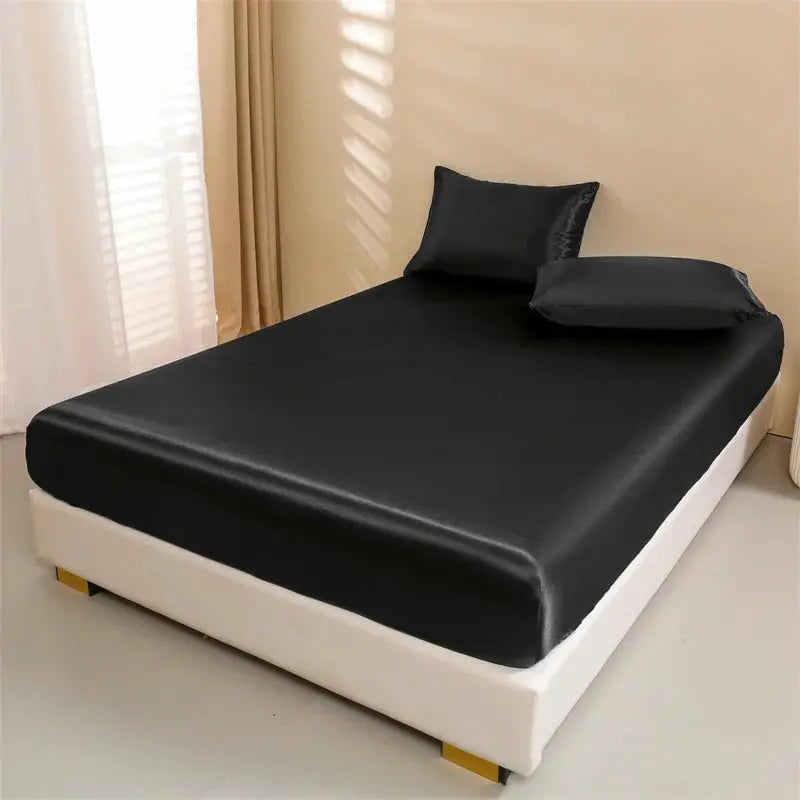 Satin Sheets | 4-Piece Set | Deep Pocket | Queen Size