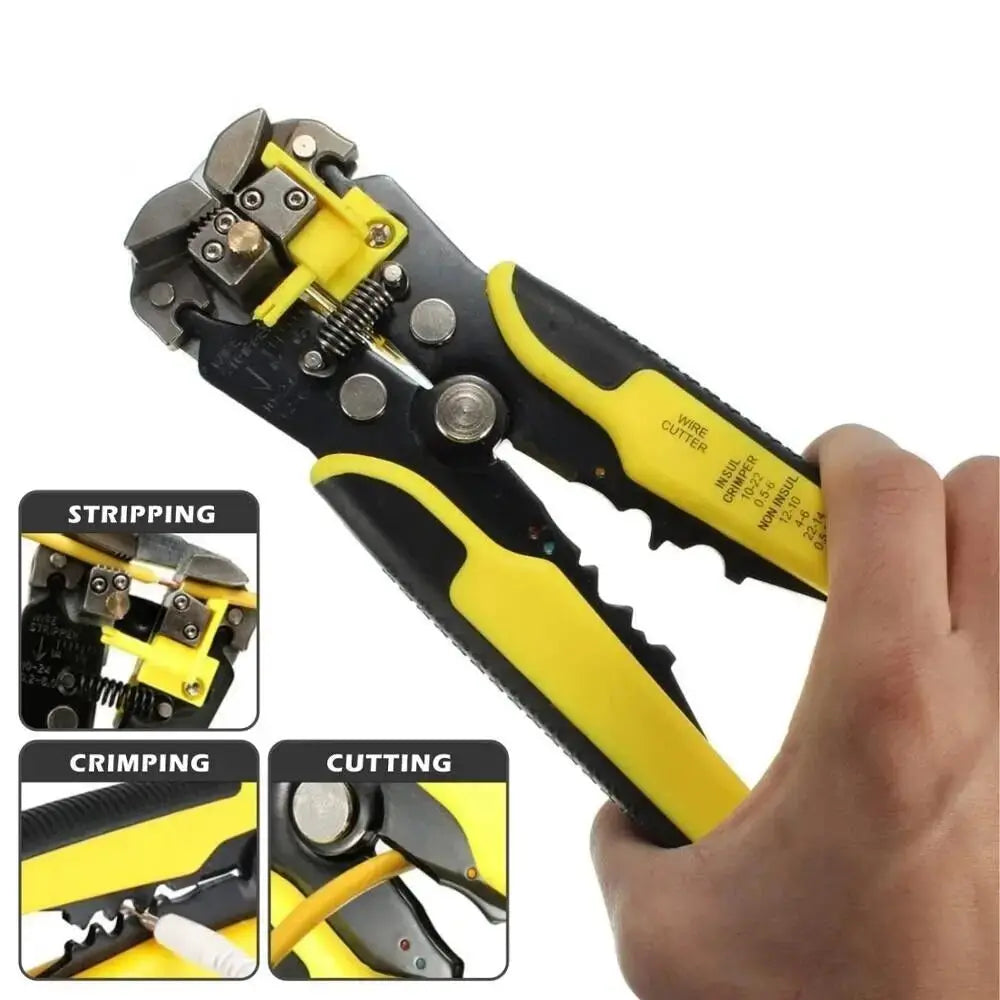 Wire Stripper Cable Cutter Crimper Wire Pliers Automatic Multifunctional TAB Terminal Crimping Stripping Tools from PriceLows™