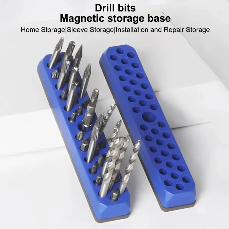 43 Holes Magnetic Hex Bit Holder Organizer For 1/4inch Screwdriver Bit Storage Organizer Toolboxes Drill Bit Storage BoxHot from PriceLows™