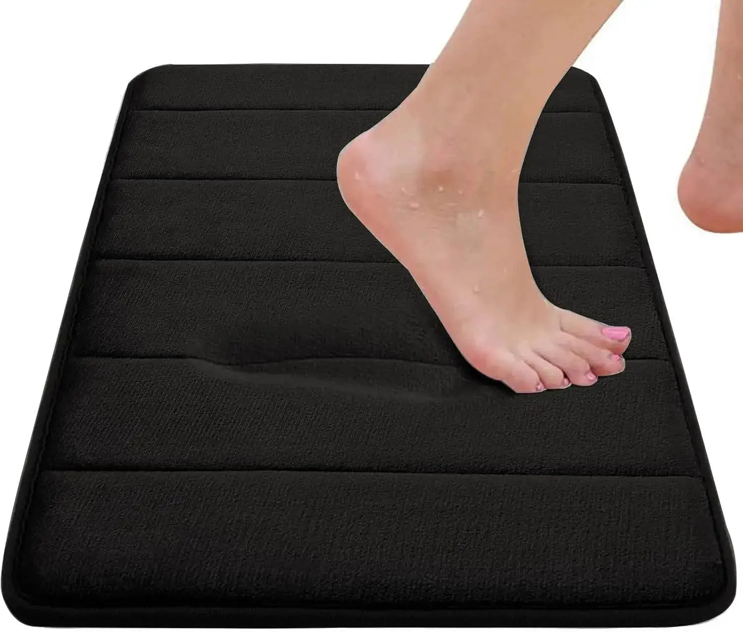 Bathroom Rugs Set Memory Foam Bath Rugs Non-Slip Bath Mat Set 3 Piece,Washable Bathroom Mats,Absorbent Shaggy Rugs Supe from PriceLows™