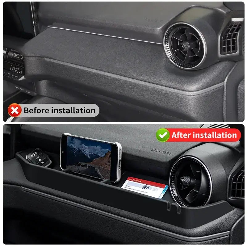 For Toyota Land Cruiser Prado 2024-2025 LC250 1st Edition 1958 J250 Silicone Storage Box & Dashboard Organizer Mat, Car Interior from PriceLows™