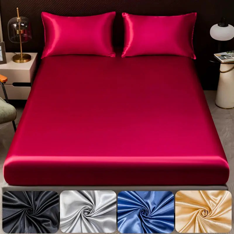 Satin Sheet Set | 100 Percent Polyester | 60 Thread Count | All Sizes
