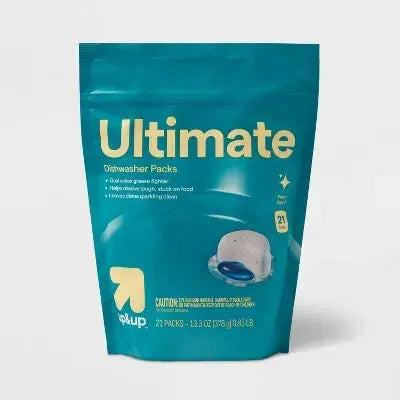 Dishwasher Detergent Packs | Fresh Scent | Tough On Grease | 21 Count Pouch