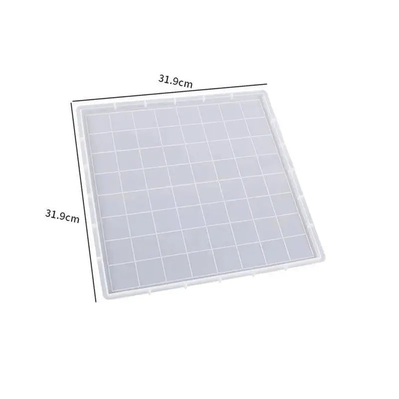 3d Chess Resin Mold | Silicone Casting Set With Board