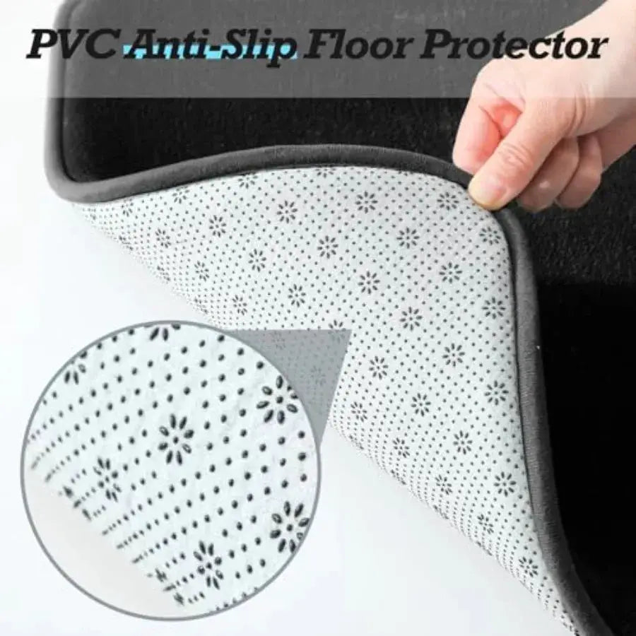 Bathroom Rugs Sets 3 Pcs Non-Slip and Quick Dry Bath Mat Set Ultra Soft Velvet Bath Rugs for Bathroom Toilet and Shower Floor from PriceLows™