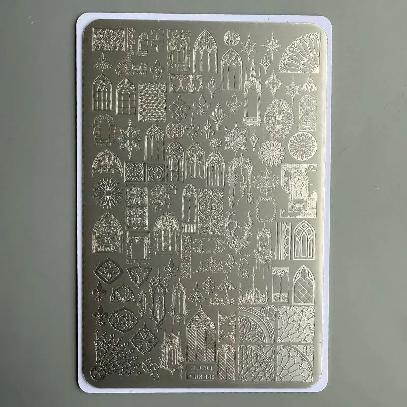XMQ NAIL ART STAMPING PLATES CAVED WINDOW IMAGE PLATES from PriceLows™