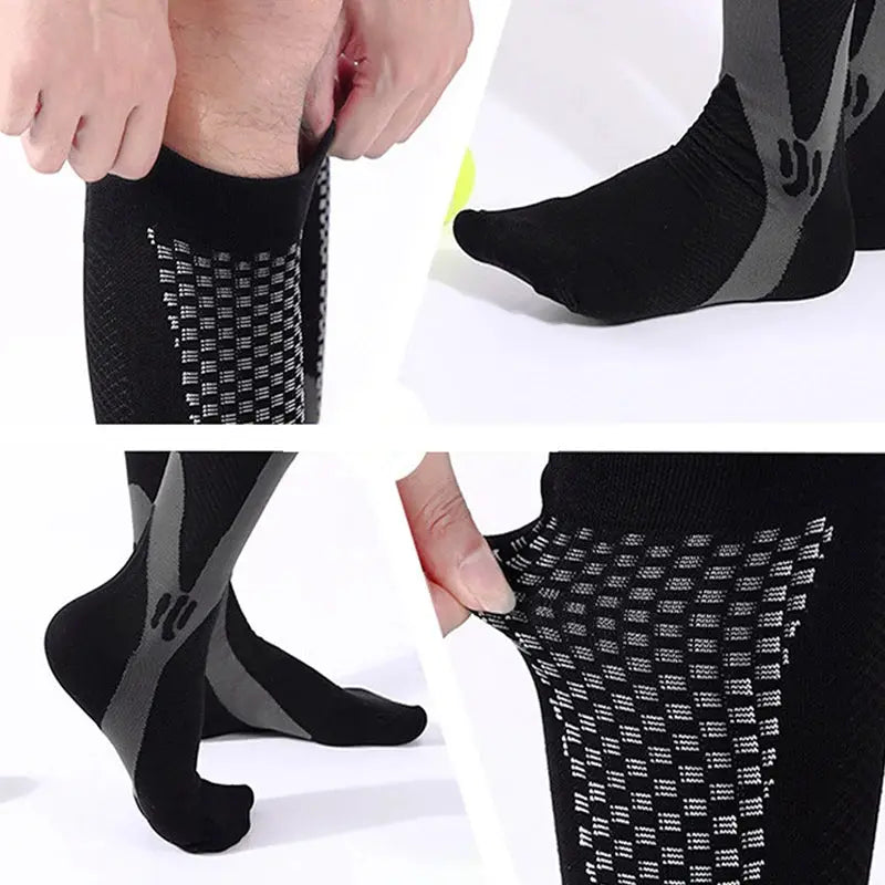 Compression Socks | 20-30mmHg | 6 Pairs | EU 35-45