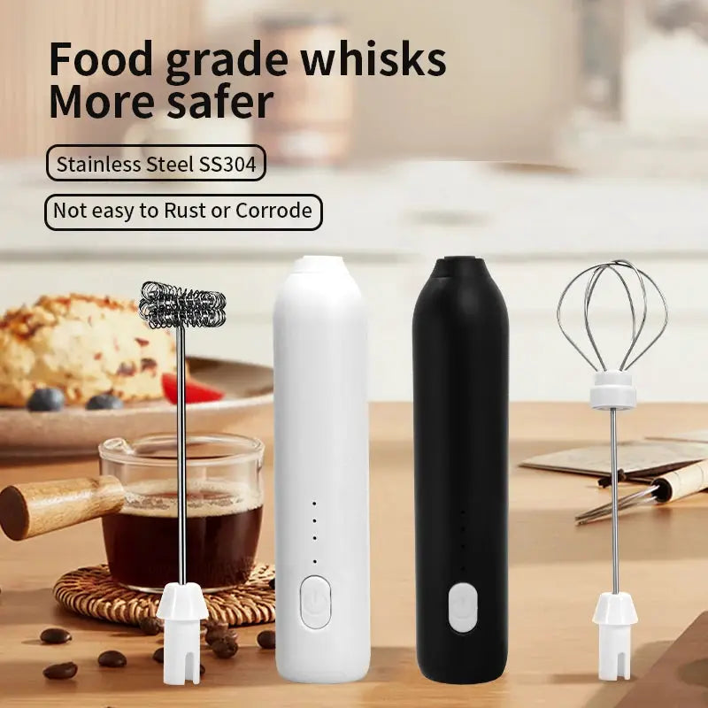 Electric Milk Frother | 2 In 1 | TypeC Charging | 3 Speeds
