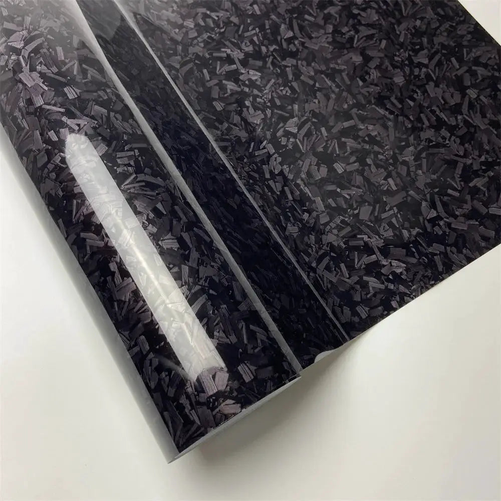 Forged Carbon Fiber Vinyl Wrap Auto Motorcycle Adhesive Vinyl Air Bubble Free Silver Blue Black Forged Carbon Car Wrapping Film from PriceLows™