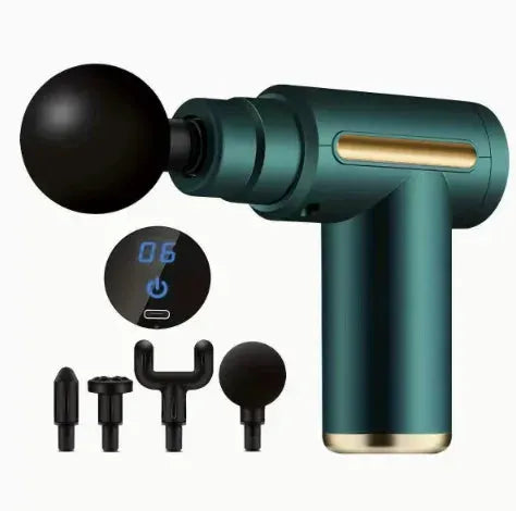 Portable Massage Gun | Led Touch Screen | Rechargeable | Speed Control