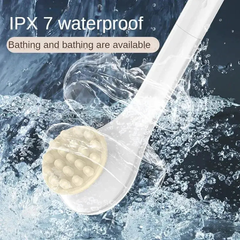 Electric Bath Brush | 6 Replaceable Heads | 360 Rotating | IPX7 Waterproof