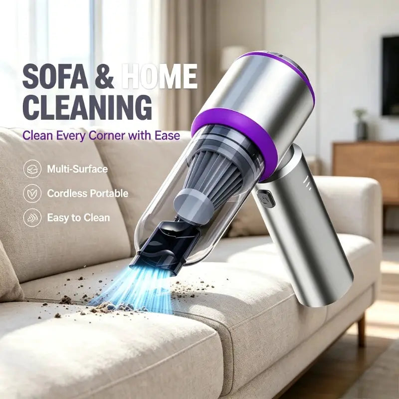 Wireless Handheld Vacuum | Brushless Motor | Cordless Battery | Lightweight