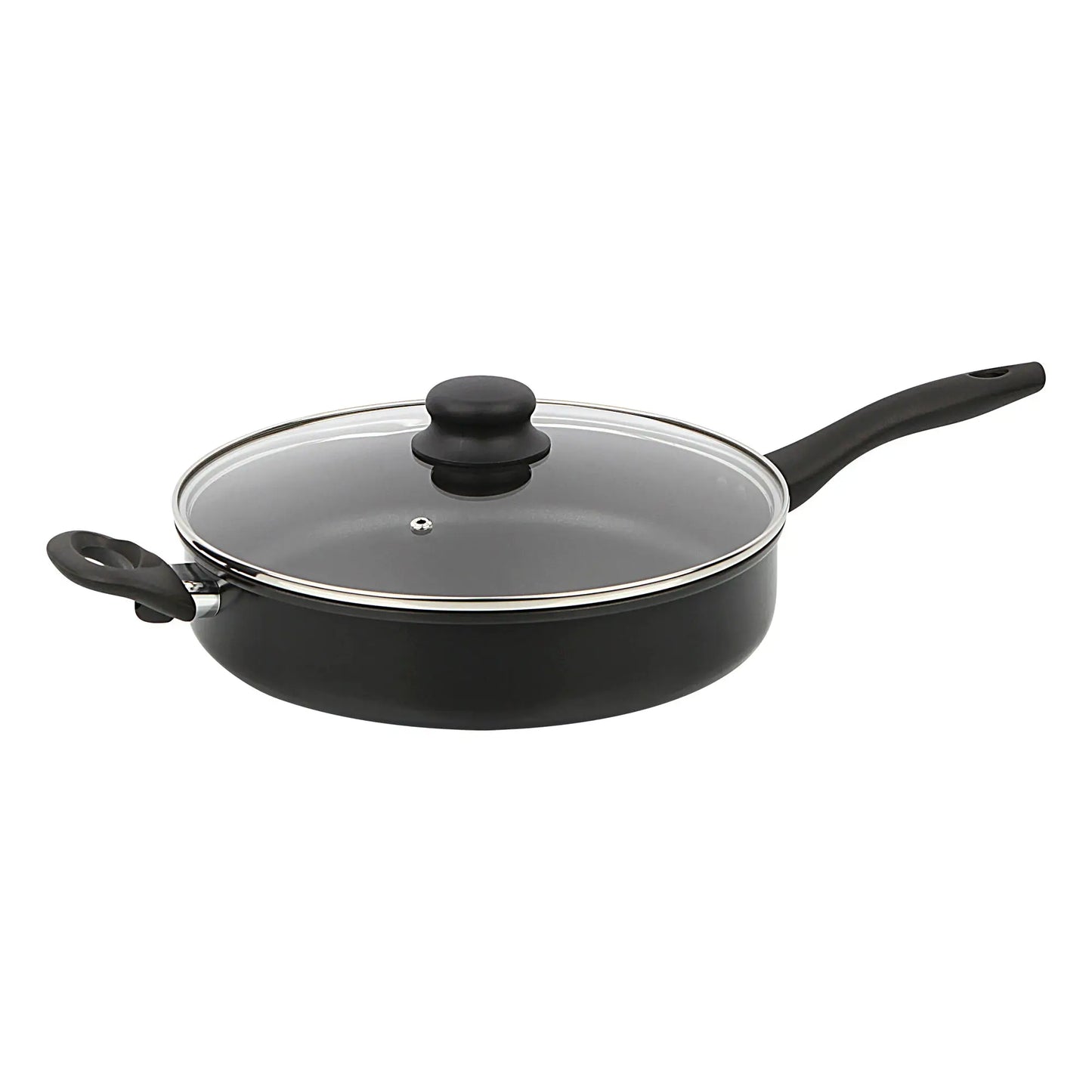 Non-Stick Frying Pan | 4 Quart Capacity | 28 cm Diameter | Glass Lid Included