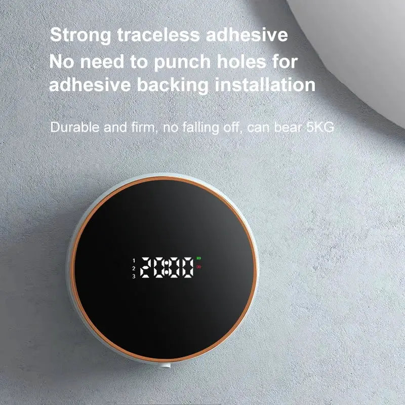 Touchless Automatic Sensor Soap Dispenser Foam Type-C Charging Smart Induction Hand Washer with Temperature Digital Display from PriceLows™