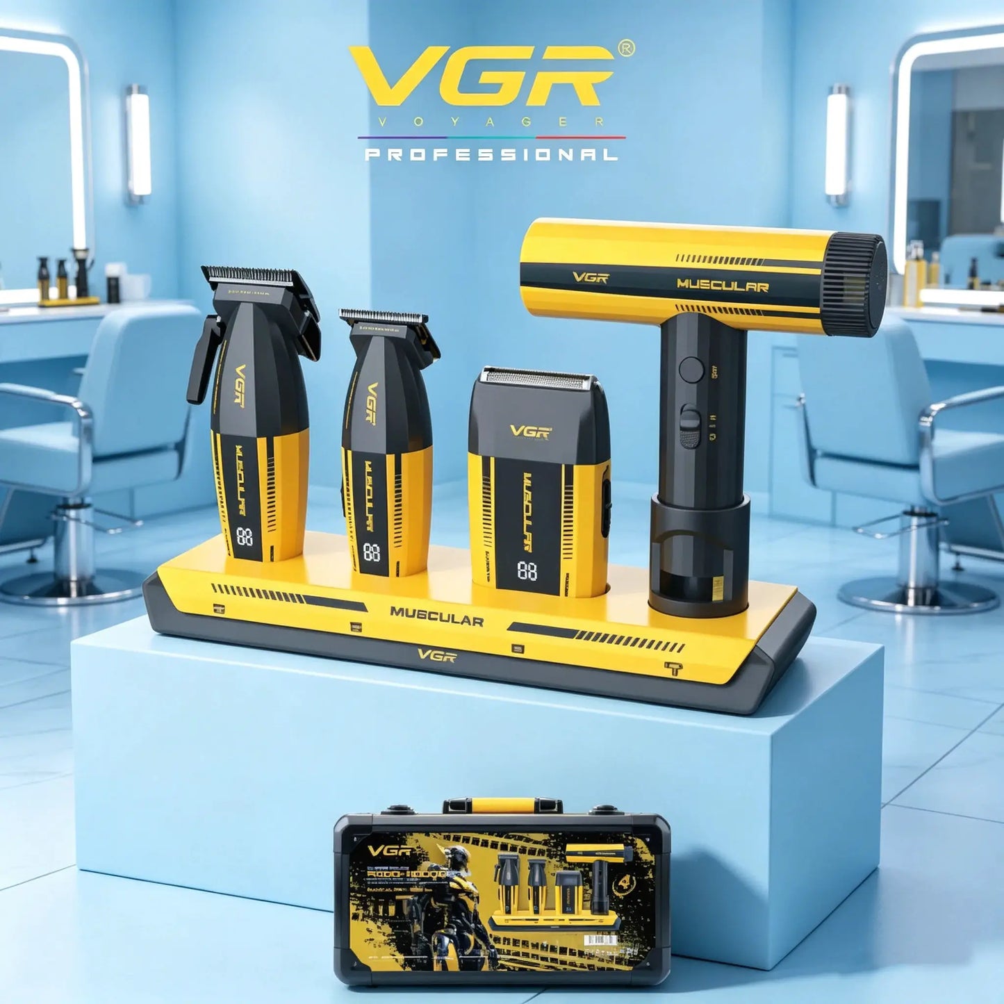 Hair Clippers | 9000 RPM Motor | 4 in 1 DLC Blade | V285 S4