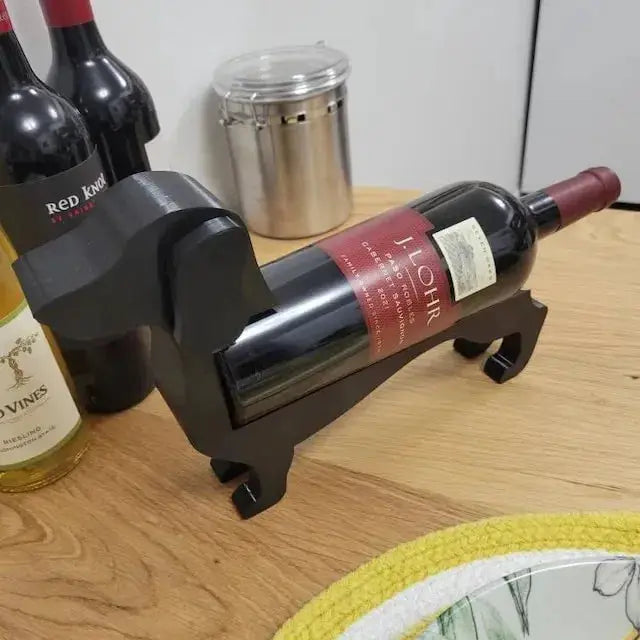 Adorable Dachshund Wine Bottle Holder - Perfect Decorative Piece for Wine Lovers from PriceLows™