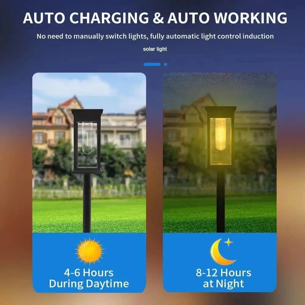 Solar Pathway Lights Waterproof take Lights Warm White Solar Light for Garden Walkway Driveway Yard Lawn Landscape Lighting from PriceLows™