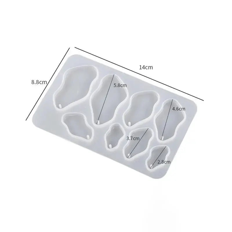 Geometric Silicone Mold | Epoxy Resin Casting | Jewelry Making Tool