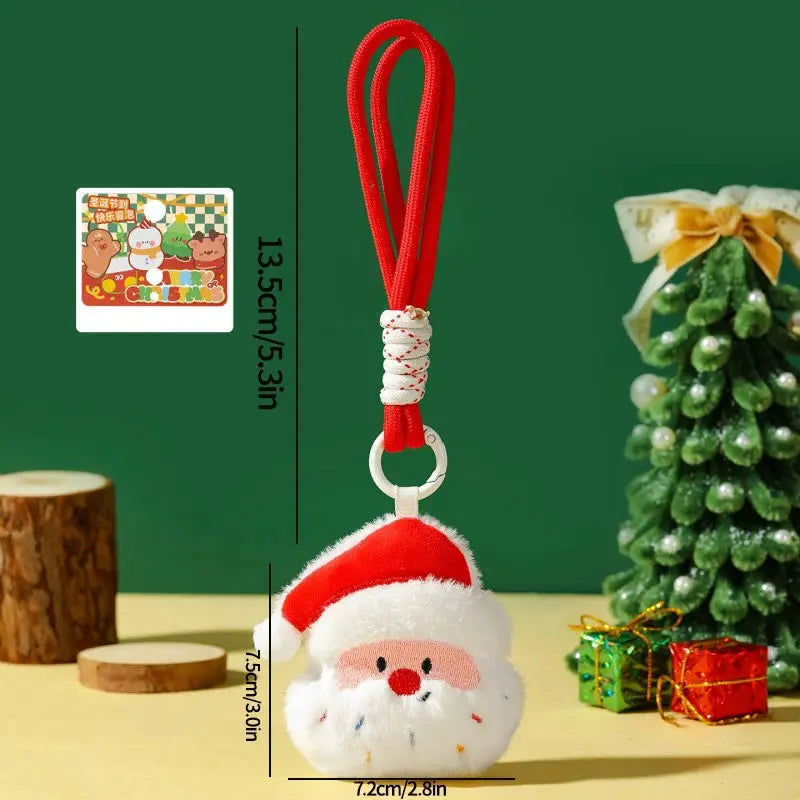 Hanging Plush Ornament | Santa Claus Snowman | Soft Touch Christmas Decoration