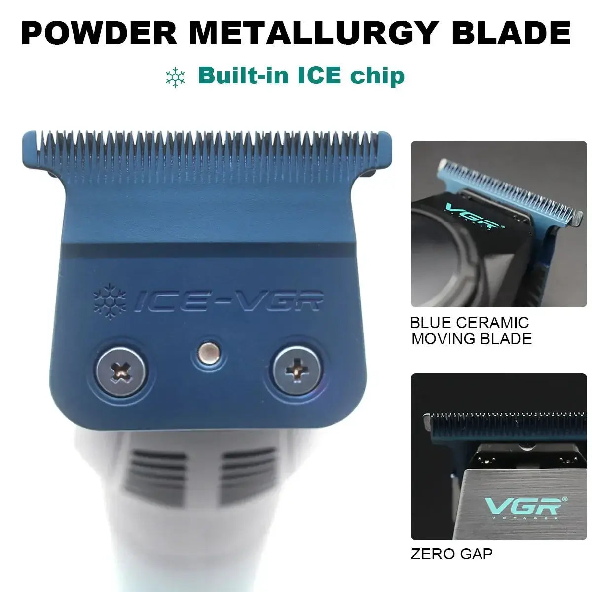 Hair Trimmer | DLC Blade 0 Gap | 8000 RPM Brushless | Beard Trimming