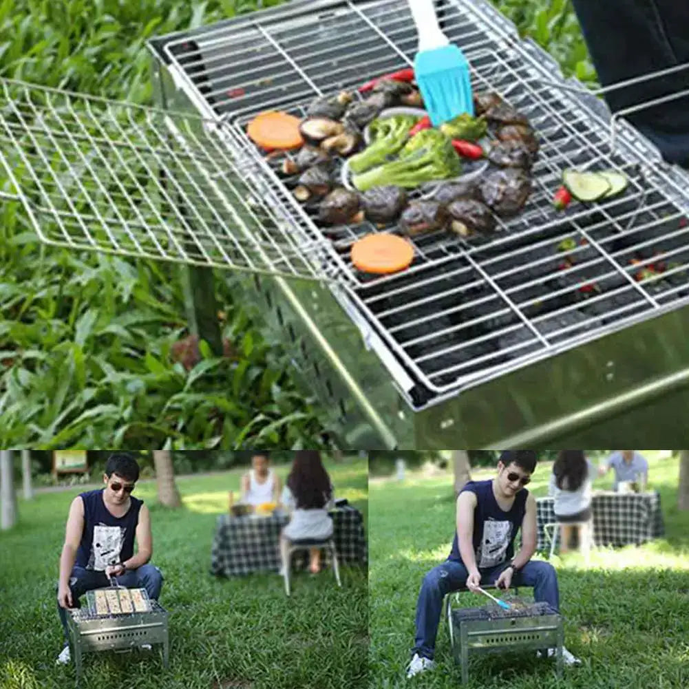 Barbecue Grilling Basket | Foldable Handle | Large Cooking Area | M/L