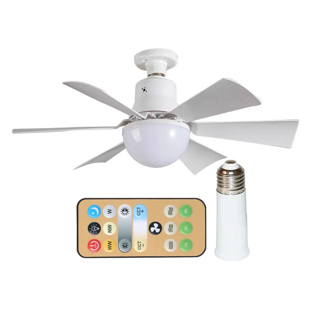 Ceiling Fan With Light | Remote Control | 3 Speed | Living Room Dimmable Light