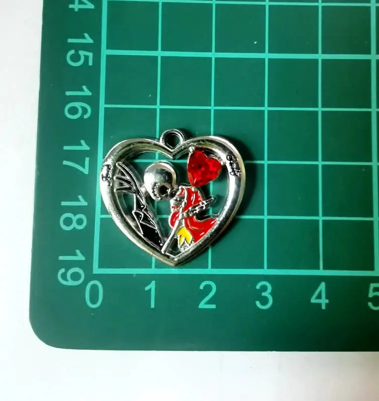 Halloween Pendant Charms | Metal Design | Cartoon Pattern | 10 Piece Set