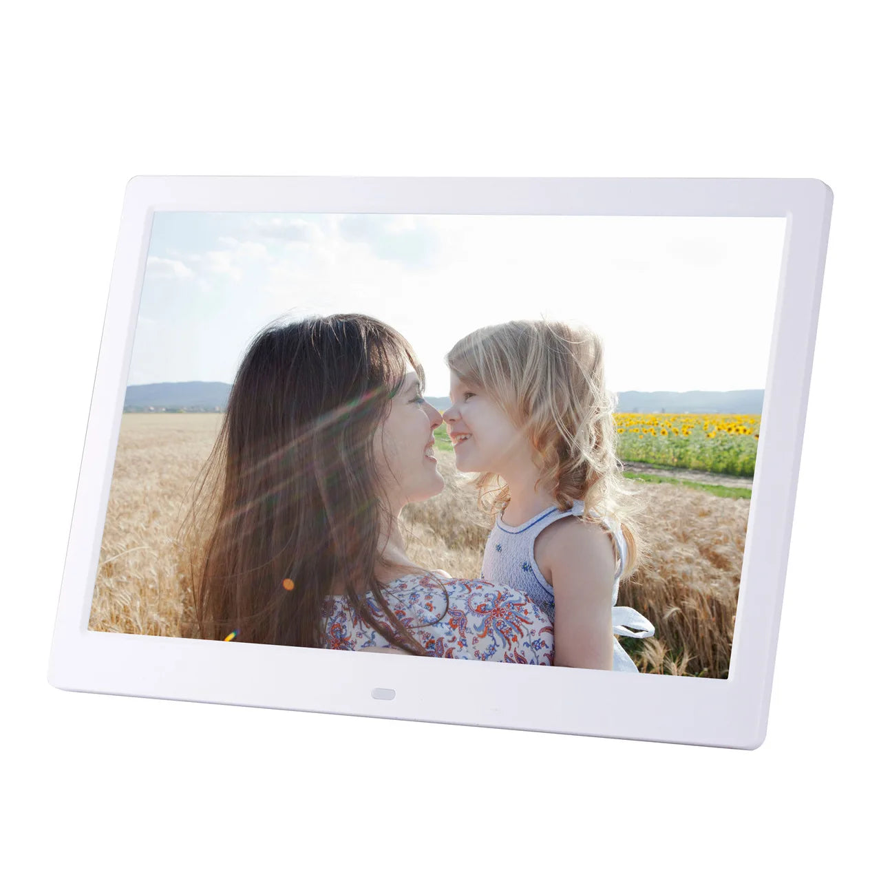 Smart Digital Photo Frame | WiFi Enabled | Video Playback, Calendar | Wall Mount