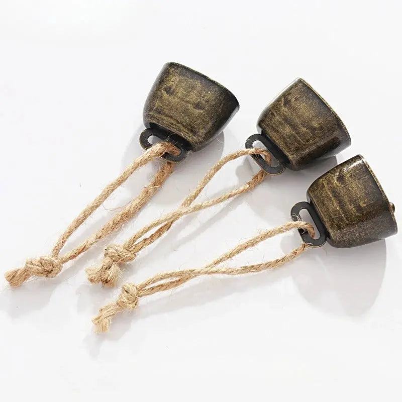 [Christmas] Cow and Sheep Bells, Pet Bells, Christmas Decoration Jingle Bells on Twine, Twine Cow Bells.Christmas Decorations from PriceLows™