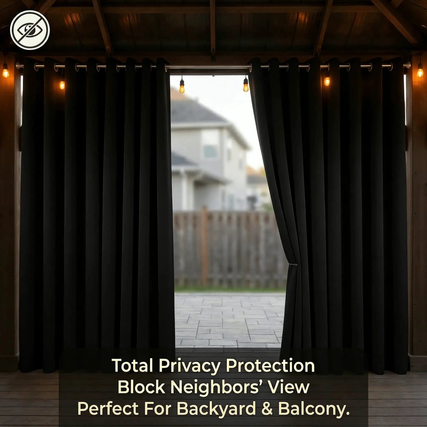 100% Blackout Curtains 4 Panels Thermal Insulated Window Drapes Washable Privacy Protection for Bedroom Living Room Dining Room from PriceLows™