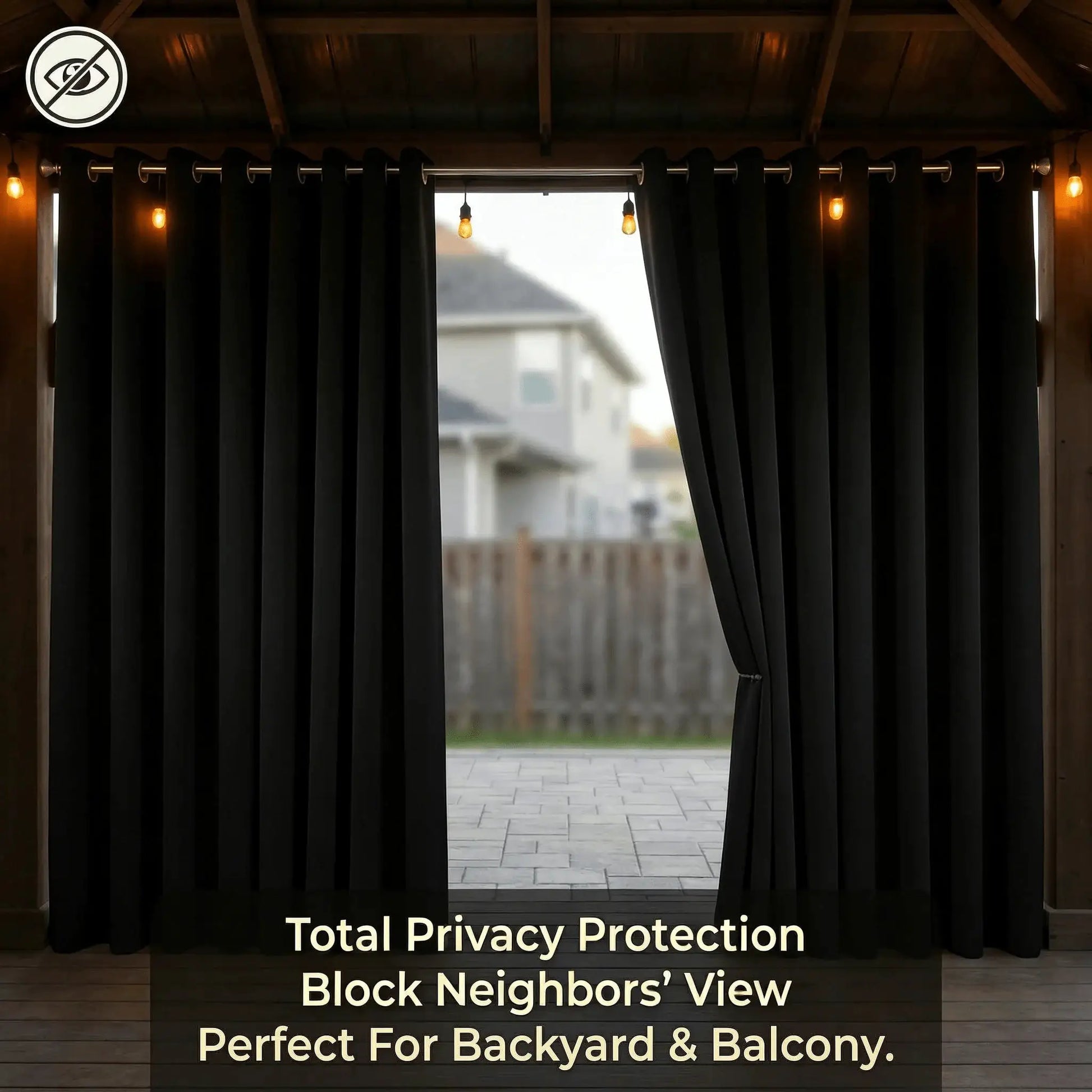 100% Blackout Curtains 4 Panels Thermal Insulated Window Drapes Washable Privacy Protection for Bedroom Living Room Dining Room from PriceLows™
