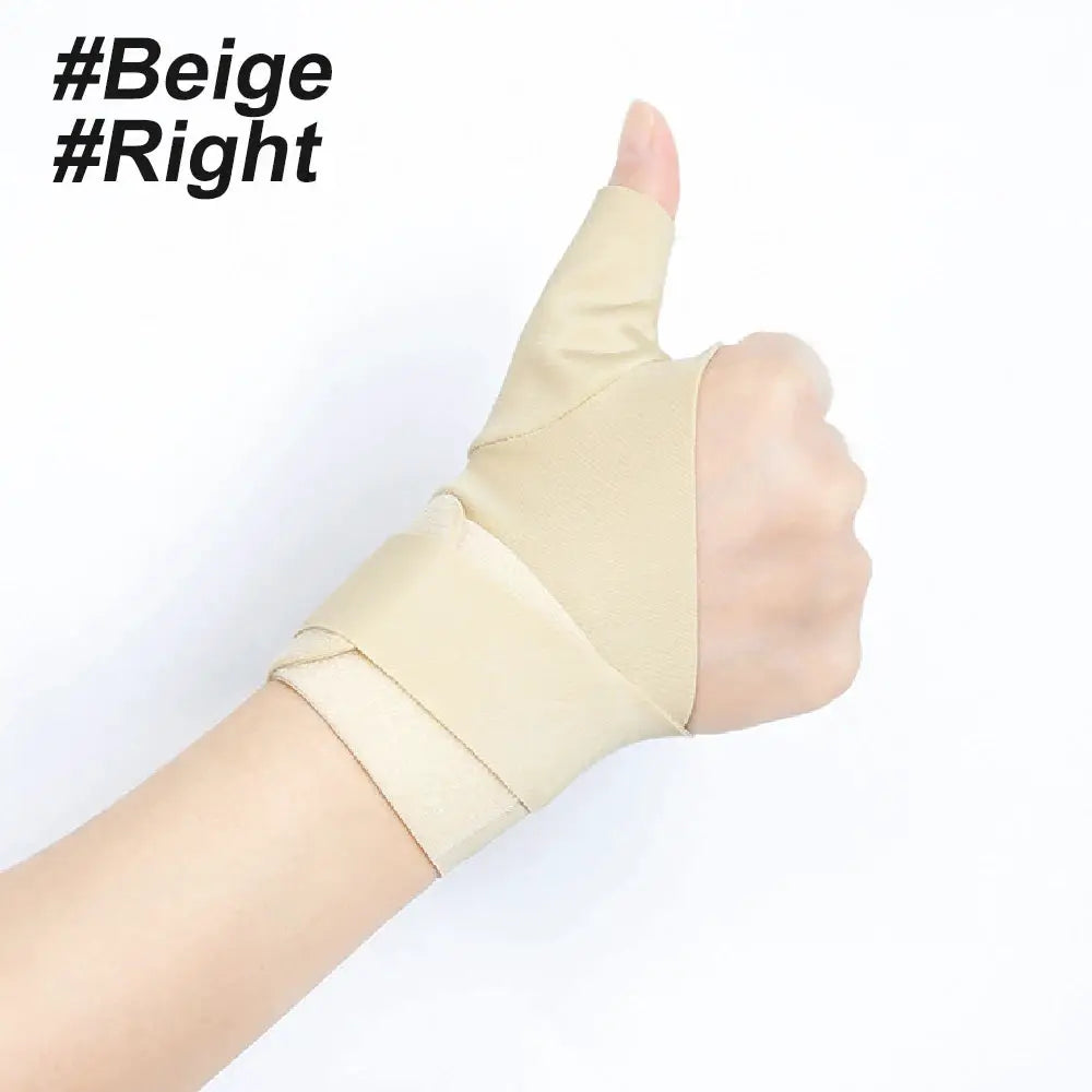 Thumb Wrist Support Brace | Adjustable Knit Liner | For Arthritis Tendonitis Pain Rel