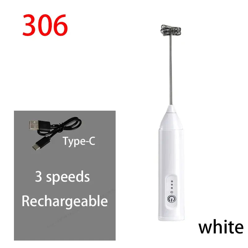 Electric Milk Frother | 2 In 1 | TypeC Charging | 3 Speeds