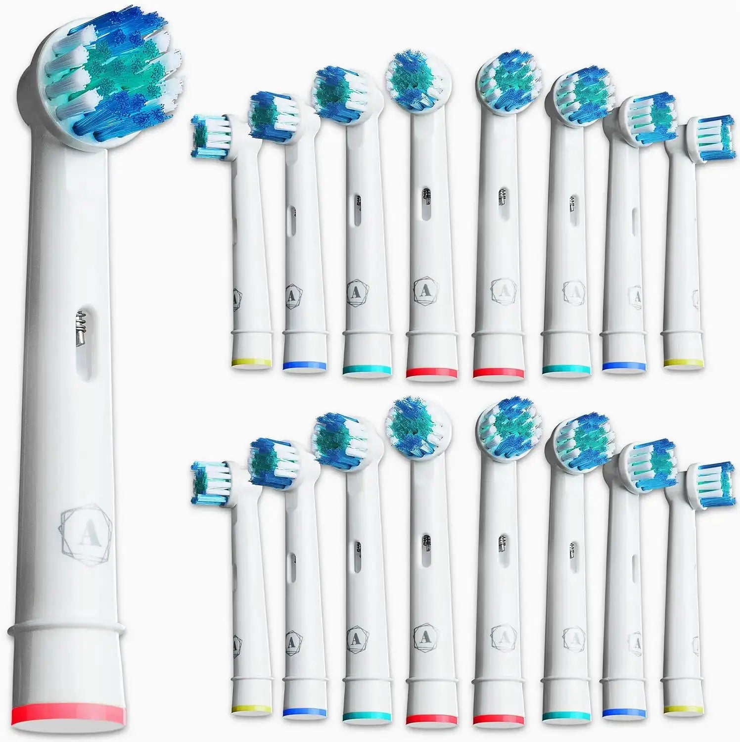 Replacement Toothbrush Heads For Oral-B Braun Electric Precision Clean Brush Heads Refill for 7000/Pro 1000/9600/ 5000/3000/8000 from PriceLows™