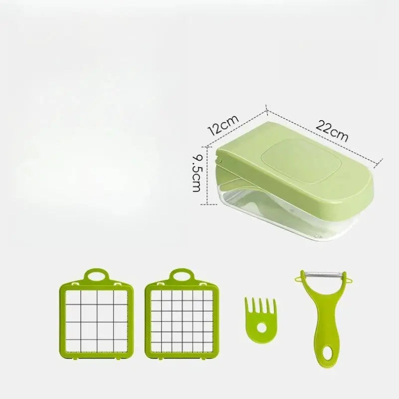 Vegetable Chopper | Stainless Steel Blades | Multi Functional Dicer Grater