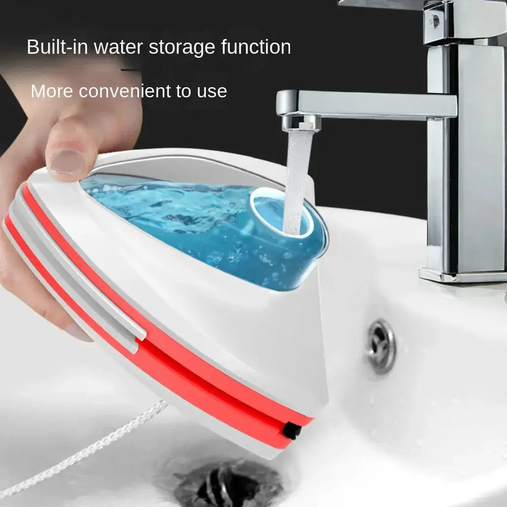 Magnetic Window Cleaner | Auto Water Discharge | Double Wiper | SZ-LB14