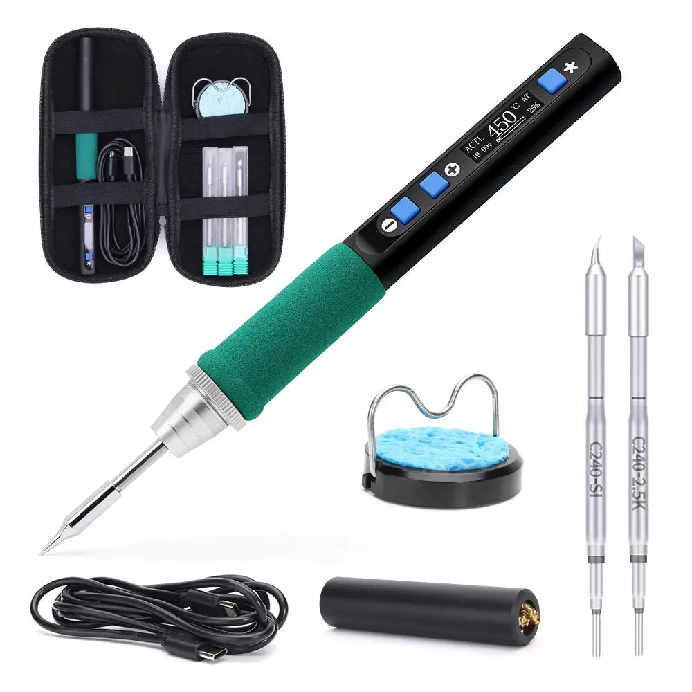 WEP 928D-IV-PRO 100W Soldering Iron Type-C Charging Portable Electric Tools Digital Soldering Iron Pen kits Temp. Adjustable from PriceLows™