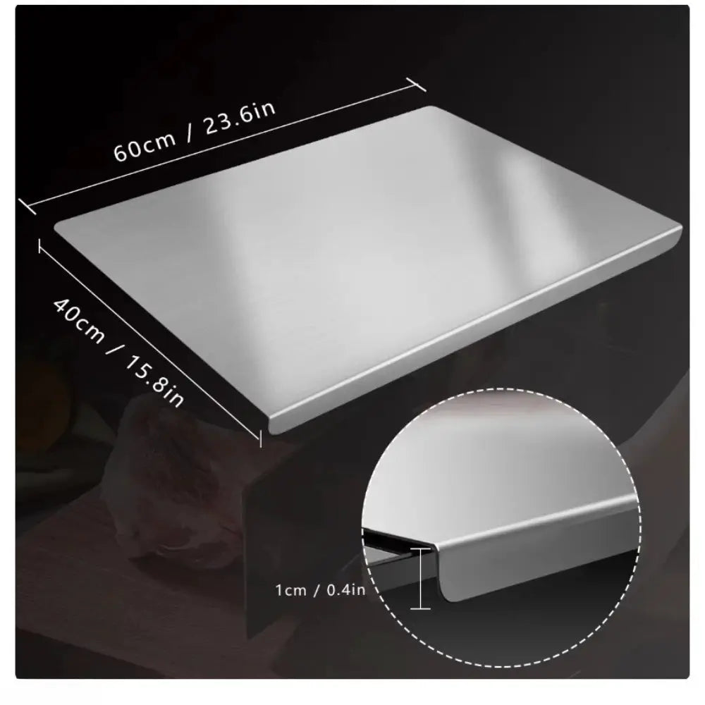 Stainless Steel Cutting Boards for The Kitchen, Suitable for Meat, Fruits, Vegetables, Bread, and Baking Large-sized Cutting Boards from PriceLows™