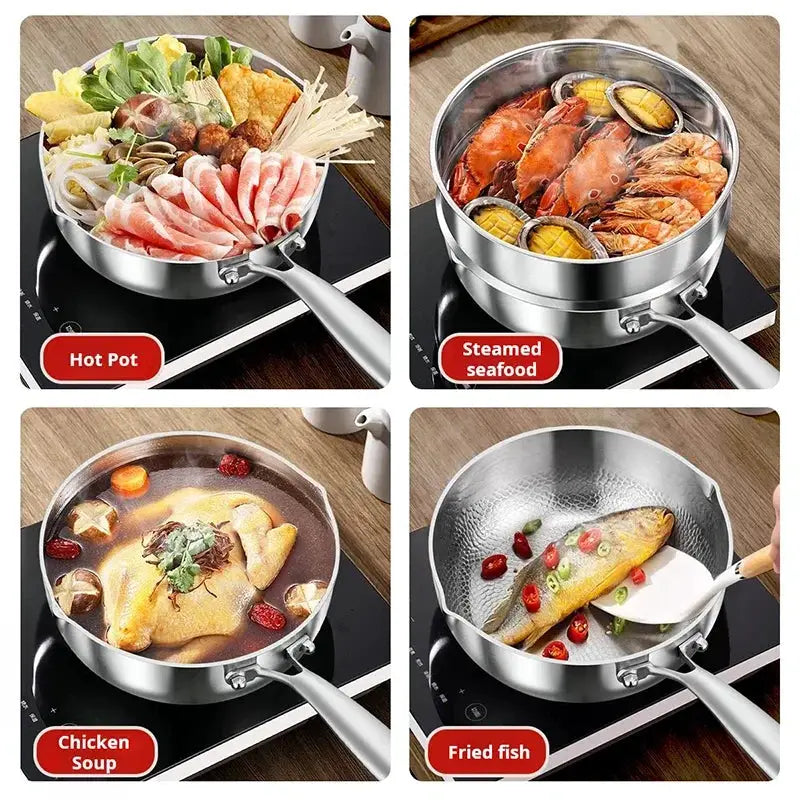 Milk Pot | Pure Titanium | Induction Compatible | Small