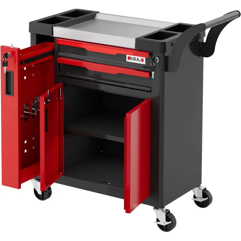 2-Der Tool Chest with Wheels, Rolling Tool Chest with Side Der,Tool Cabinet Ders lockable,Tool Cart with Top comparent,or Garage from PriceLows™