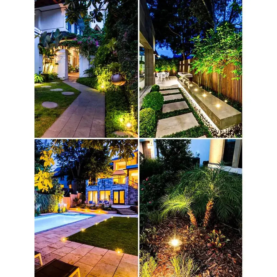 Low Voltage Landscape Lights LED Well Lights 3W 12V24V in Ground Light IP67 Waterproof Outdoor Low Voltage Landscape Lighting fo from PriceLows™