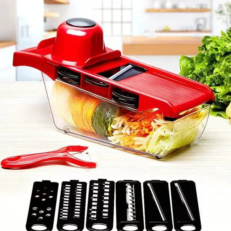 Vegetable Chopper | 16-in-1 | Stainless Steel Blades