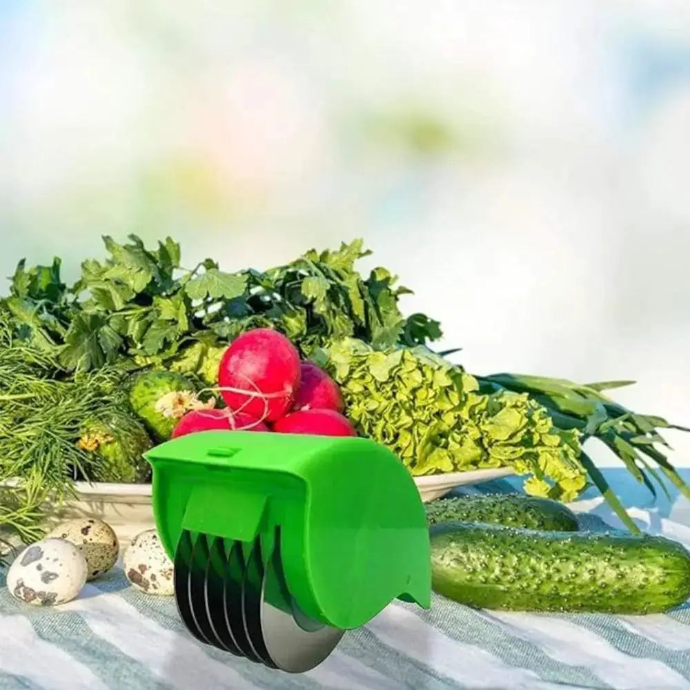 Parsley Chopper Roller | 6 Stainless Steel Blades | Plastic Body | H1L29