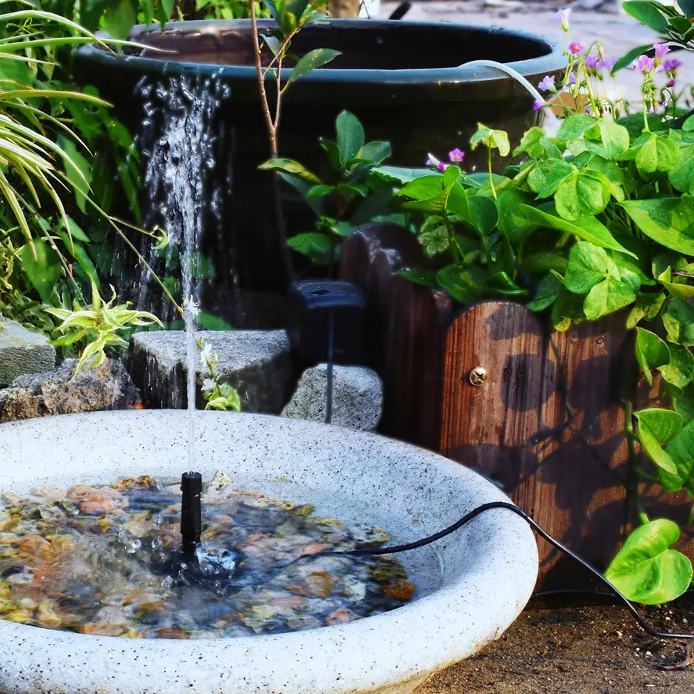 5W 5V Fountain Panel Pump Garden Decoration with Stake Solar Panel Pump Watering System Energy Saving 180L/h Kits for Fish Tank from PriceLows™