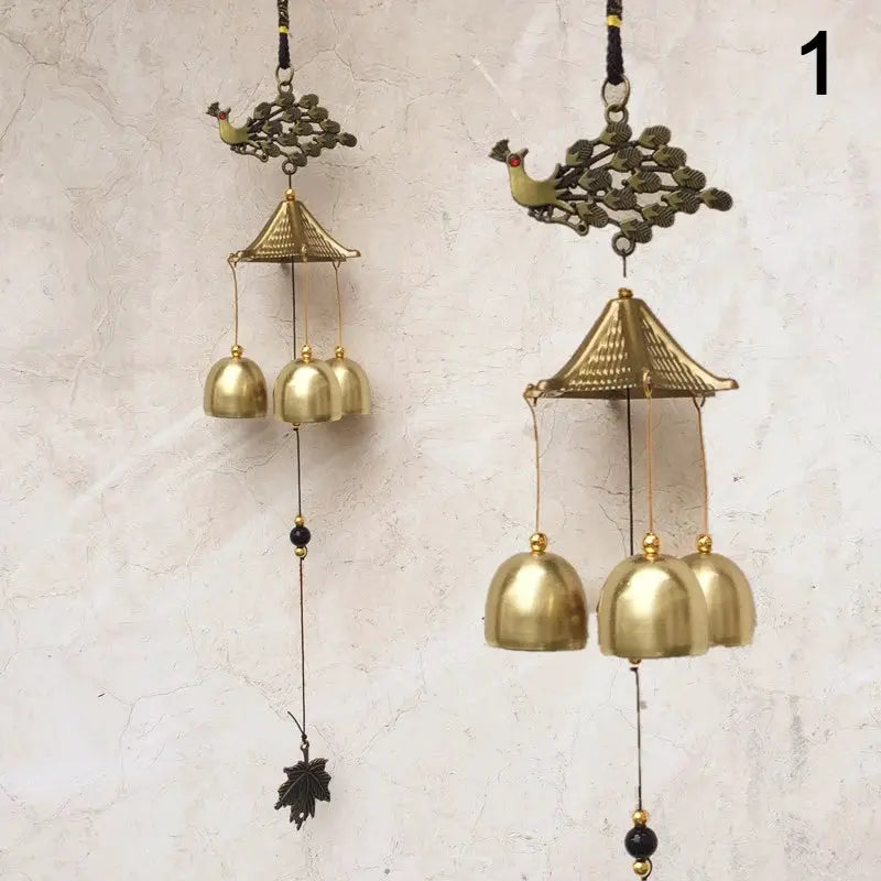 Antique Wind Chime Copper Yard Garden Outdoor Living Decoration Metal Wind Chime from PriceLows™