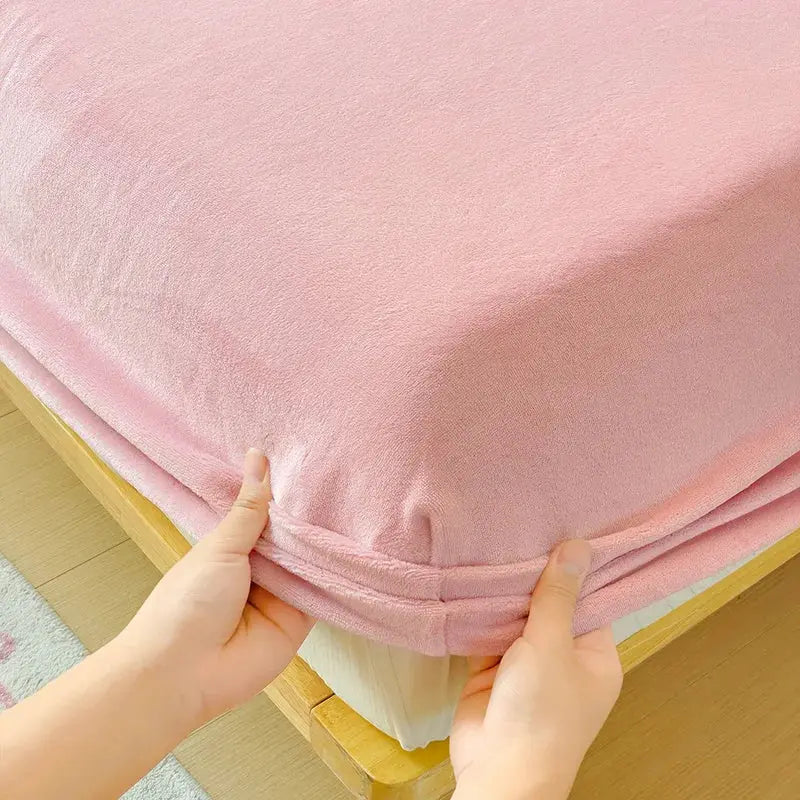 Flannel Fitted Sheet | Deep Pocket 25cm | Fade Resistant | Single To King