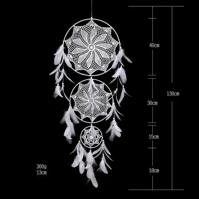 big dream catcher hanging/light decoration nordic decoration home girls room/nursery/kids decor dreamcatcher children room new 5 from PriceLows™