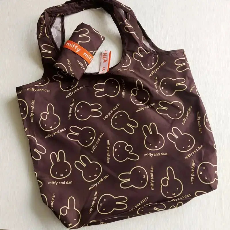 Miffy Tote Bag | Foldable Design | High Capacity | Portable Shopping Purse