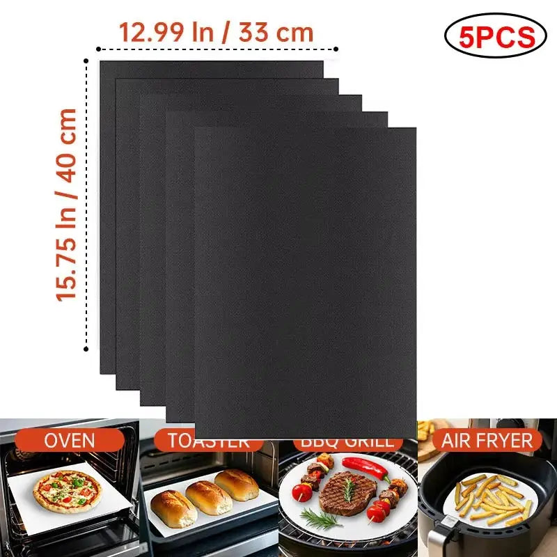 BBQ Grill Mat | Non-Stick | Reusable | Heat Resistant Extra Thick