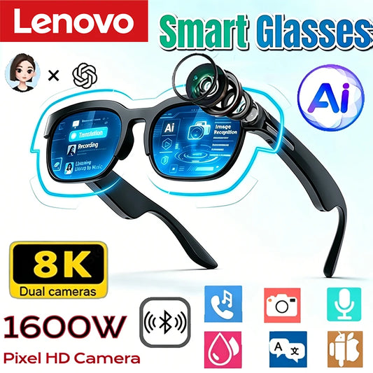 Smart Glasses | AI Translation | Bluetooth 5.3 | One Size